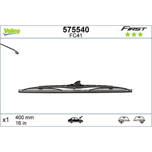METLICA BRISACA 400mm - VALEO FIRST,BLISTER