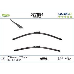 METLICE SILENCIO SET 700/700 - KUGA II (DM2): 03.13-