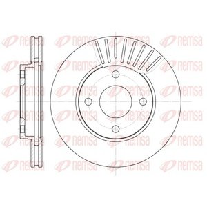 DISK PREDNJI  258 x 22  4/108 - FIESTA/FOCUS -04/MAZDA 2 03-