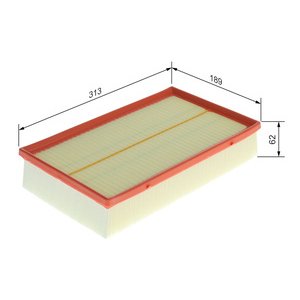 FILTER VAZDUHA - TRANSPORTER V 03-
