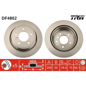 DISK ZADNJI  300 x 20  5/120 - E90 E91 E92 E93
