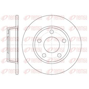 DISK ZADNJI  255 x 10  5/112 - A6 1998 - 2005