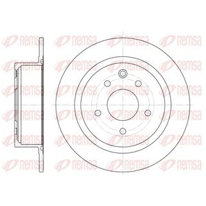DISK ZADNJI  292 x 9    5/114 - QASHQAI  07-