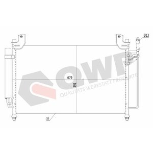 KONDENZATOR KLIME - MAZDA CX7 06-