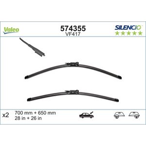 METLICA(SPOJLER),SET 700/650mm - 307 2000 - 2009