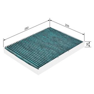 FILTER KABINE - ANTI ALERGIC - GOLF IV/A3(8L)/OCTAVIA(1U)
