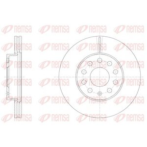 DISK PREDNJI  276 x 24  5/112 - GOLF VII/LEON  14-