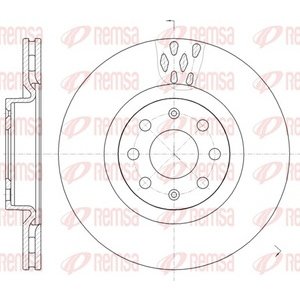 DISK PREDNJI  284 x 22  4/100 - CORSA D 1.3 CDTI/GRANDE PUNTO