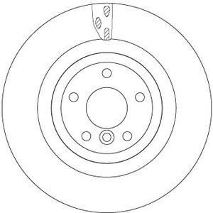 DISK ZADNJI 325x20  5/108 - XE/XF II  15-