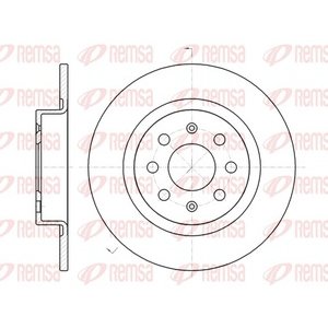 DISK ZADNJI  264 x 10  4/100 - PUNTO (199)  2012 -