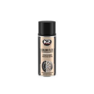 FARBA U SPREJU 400 ml - K2 COLOR FLEX BLACK GLOSS