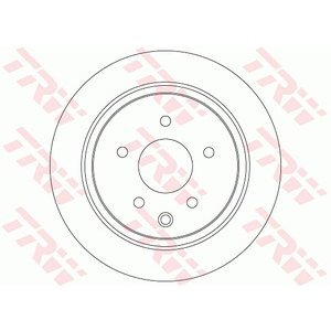DISK ZADNJI  292 x 9    5/114 - QASHQAI  07-
