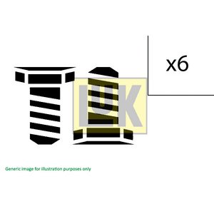 SET ŠRAFOVA ZAMAJCA (6 KOM) - ALFA, FIAT, OPEL, SAAB, SUZUKI