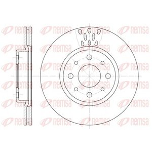 DISK PREDNJI  257 x 20  4/98 - BRAVO/BRAVA/MAREA/PUNTO