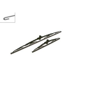 METLICE BRISACA, SET 600/340mm - BOSCH TWIN