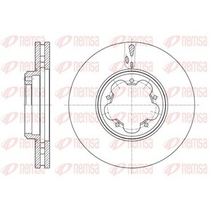 DISK PREDNJI  288 x 33  5/111 - TRANSIT: 14-