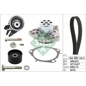 SET (SA KAIŠEM 199z) + PUMPA - ASTRA J/INSIGNIA 2.0 CDTI 08-