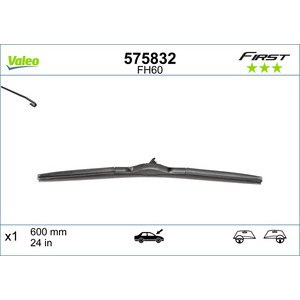 METLICA BRISACA 600mm - VALEO,FIST HYBRID
