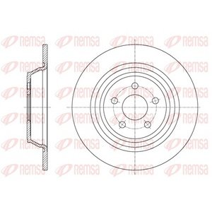 DISK ZADNJI 316 x 11  5/108 - GALAXY III,S-MAX  15-