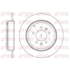 DISK ZADNJI  290 x 10  5/108 - P-607