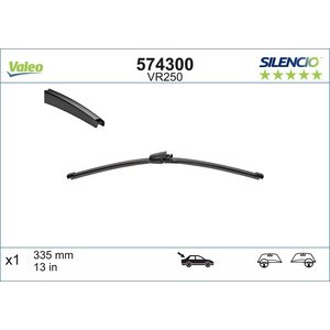 METLICA POZADI 335mm - GOLF V/VI/POLO,VALEO