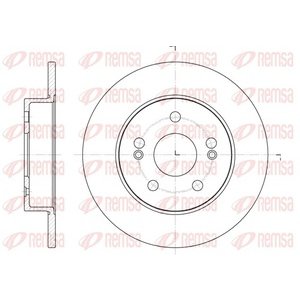 DISK ZADNJI 265x10  5/108 - SCENIC 4x4