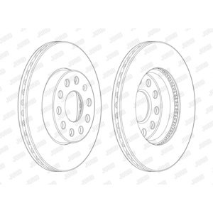 DISK PREDNJI  276 x 24  5/112 - GOLF VII/LEON  14-