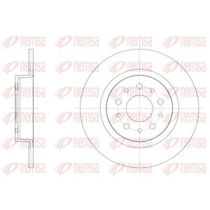 DISK ZADNJI  264 x 10  5/98 - 500L: 1.4, 1.6 D M-jet  13-