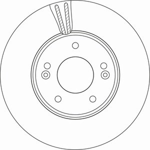 DISK PREDNJI 288 x 25  5/114,3 - i30/CEED  16-