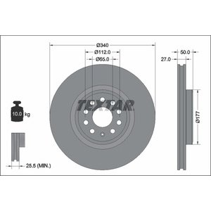 DISK PREDNJI 340 x 27 - Q4, ENYAQ, ID.3, ID.4