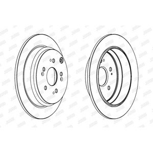 DISK ZADNJI  302 x 10  5/114 - CRV III 07-/IV 12-