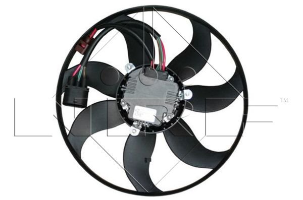 VENTILATOR HLAÐENJA MOT. 360mm - CADDY III/GOLF V 1.9TDI