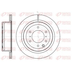 DISK ZADNJI  332 x 18  6/139,7 - PAJERO IV 3.2 DI-D 07-