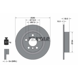 DISK ZADNJI 280x10 5/112 - 1(F40),X1(F48),X2(F39).i3