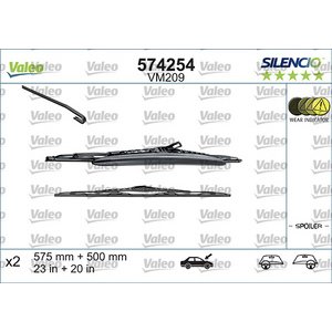 METLICE SPOJLER, SET 580/500mm - BMW 3 (E46),SILENCIO,VALEO