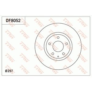 DISK PREDNJI  297 x 28  5/114 - MAZDA 6: 12-, CX-5: 11-