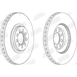 DISK PREDNJI  290 x 28  9/95 - IVECO DAILY III