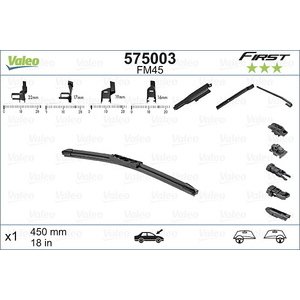 METLICA BRISACA FLAT 450mm - MULTICONNECTION FM45 450MM