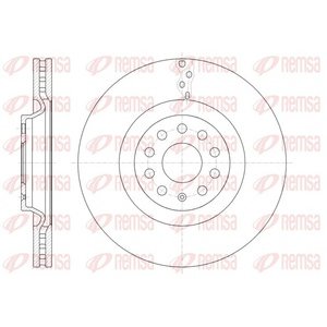 DISK PREDNJI  340 x 30  5/112 - GOLF VII, A3 12-, PASSAT 10-