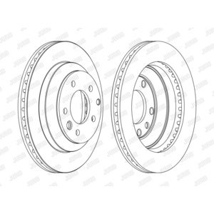 DISK ZADNJI  330 x 28  5/130 - Q7,TOUAREG