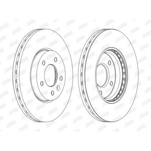 DISK PREDNJI  300 x 26  5/115 - ASTRA J, CHEVR CRUZE  09-