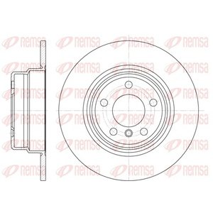 DISK ZADNJI  324 x 12  5/120 - BMW X5 E53