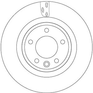 DISK ZADNJI 325x25  5/120 - RANGE ROVER IV (L405)