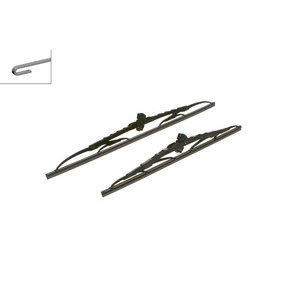 METLICA BRISACA, SET 500/400mm - HONDA/HYUNDAI/MAZDA/OPEL,BOSCH
