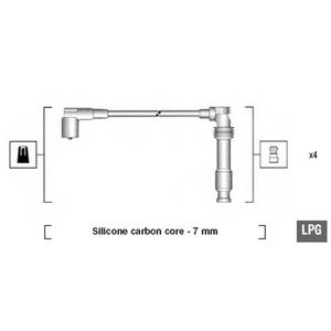 GRT.KABLOVA ZA PALJENJE - VECTRA B: 1.6 i 16v  95-02