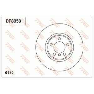 DISK PREDNJI 330 x 24 5/120 - BMW 2/3/4 11-