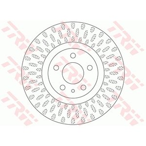 DISK PREDNJI  284 x 22  5/98 - FIAT 500L (199)  12-