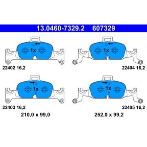 PLOCICE PREDNJE - A4 15-/A5 16-