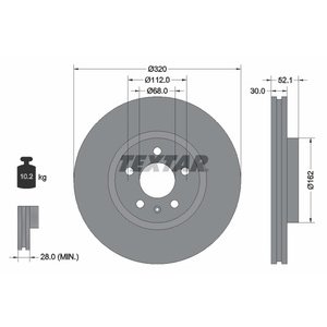 DISK PREDNJI 320 x 30 112/5 - Q5 (8R) 1LB,1LC 09-