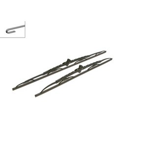 METLICE BRISACA, SET 650/550mm - BOSCH TWIN